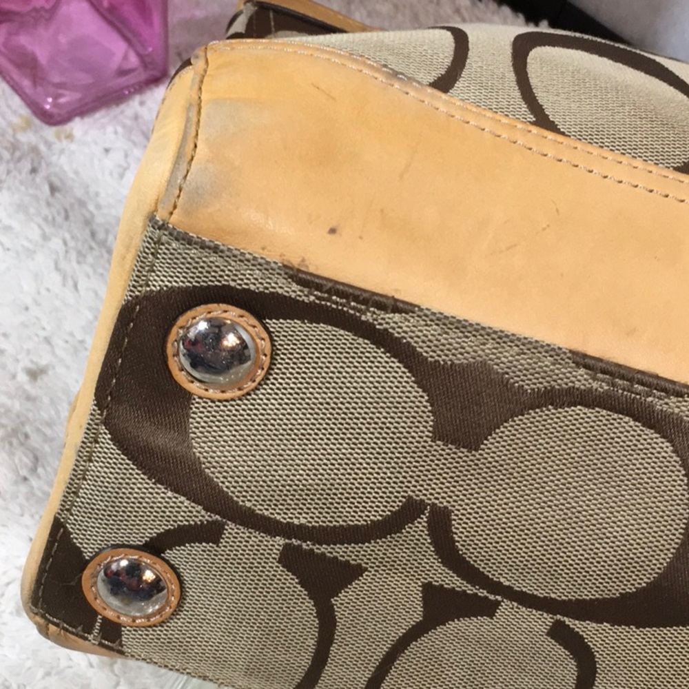 Coach Park signature canvas jacquard carryall tote - Picture 5 of 8